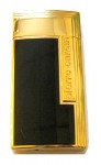 Зажигалка «Pierre Cardin» для сигар, газовая турбо, черный лак/золото  